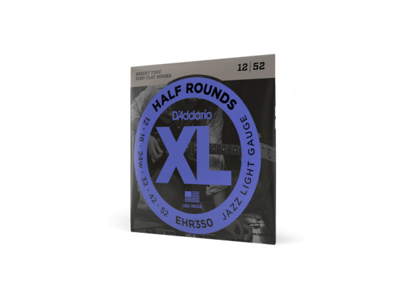 EHR350 12-52 Jazz Light, XL Half Rounds Electric Guitar Strings EHR350 12-52 Jazz Light, XL Half Rounds Electric Guitar Strings